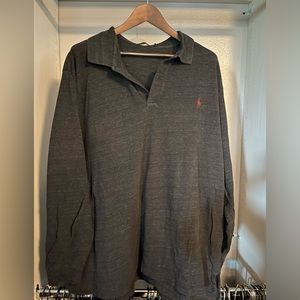 Men’s long sleeve polo